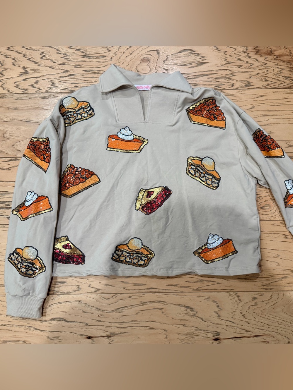Millie Colley’s Thanksgiving Pie Pullover